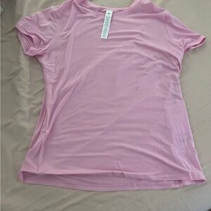 Alo yoga sweet pink all day short tshirt
